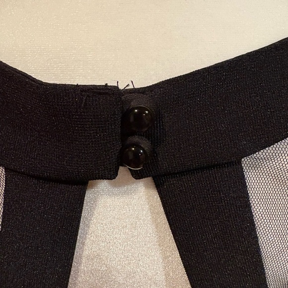 Crystal Doll Black and White Fit and Flare
Dress - Picture 9 of 16